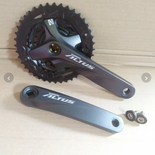 Crank Sepeda Shimano Altus M2000 40-30-22T arm 170mm