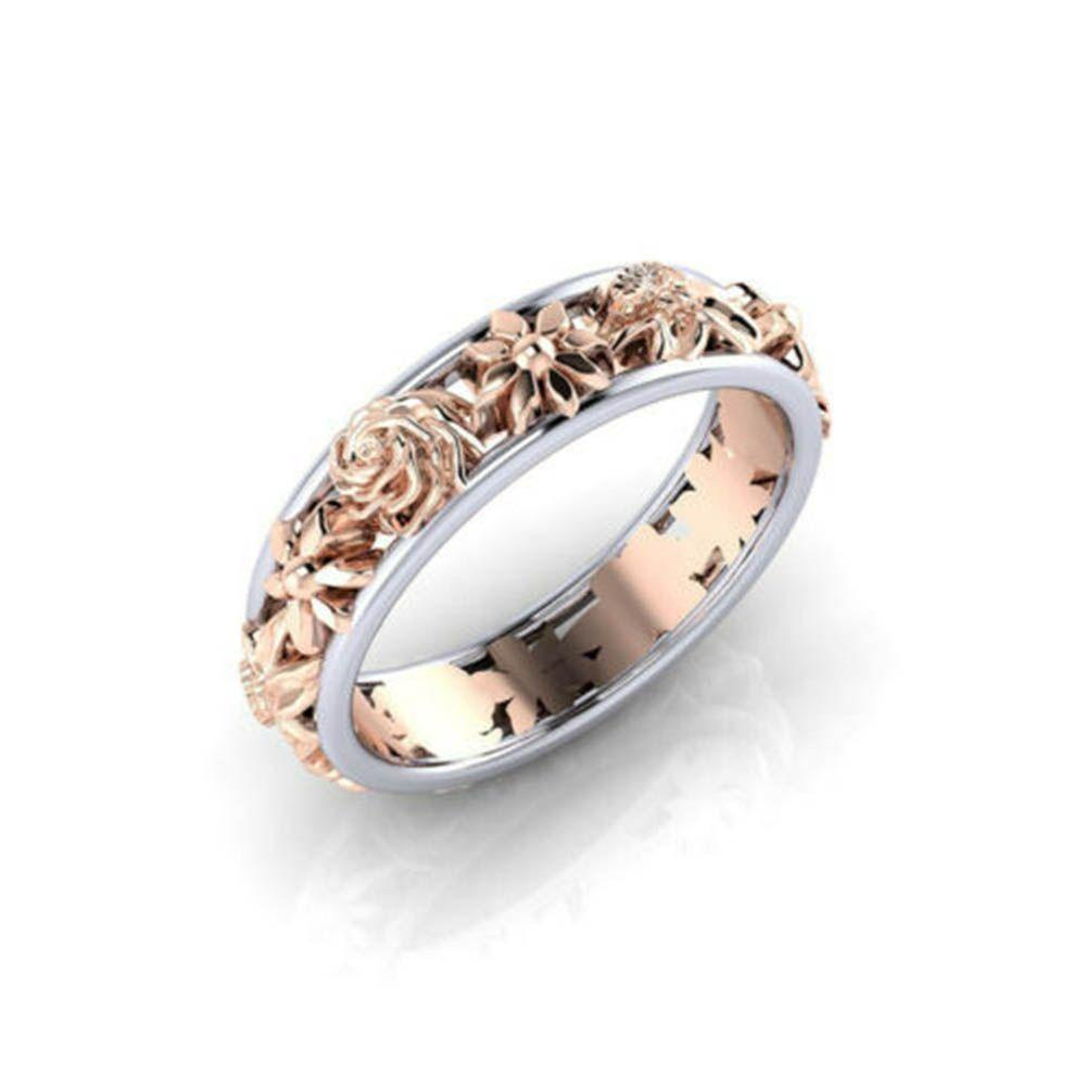 Lily Elegant Ring Wedding Dual Color Handmade Bunga