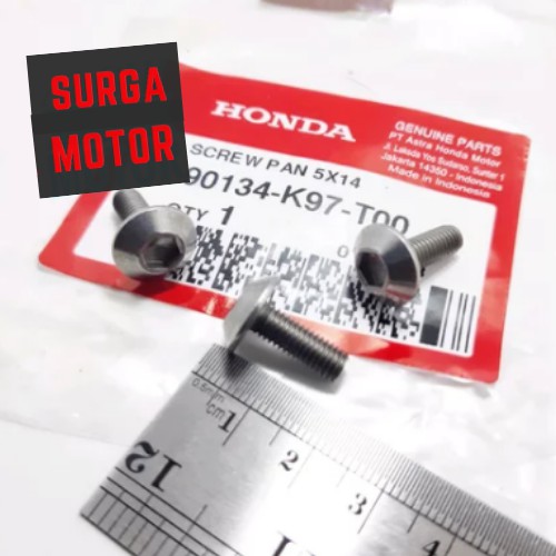 Baut L Winshield depan 5x14 PCX 150 160 K1Z K97 Screw Pan 2017 2018 2019 2020 2021 2022 Ori Asli Ori
