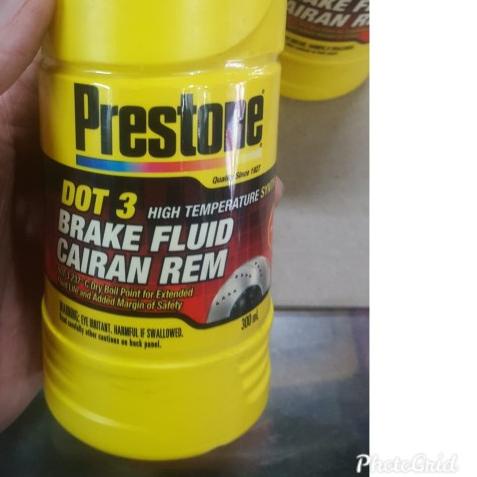 Minyak rem motor/mobil Prestone-Dot3-Clear 300ML