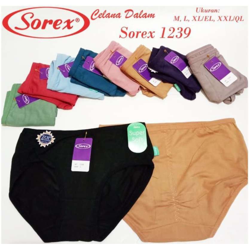 Celana Dalam Wanita / CD Sorex Super Soft 1239