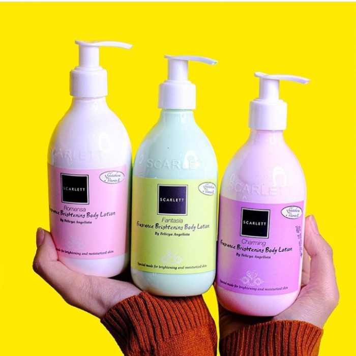 Scarlet Hand Body Lotion Varian Mini Size Ready