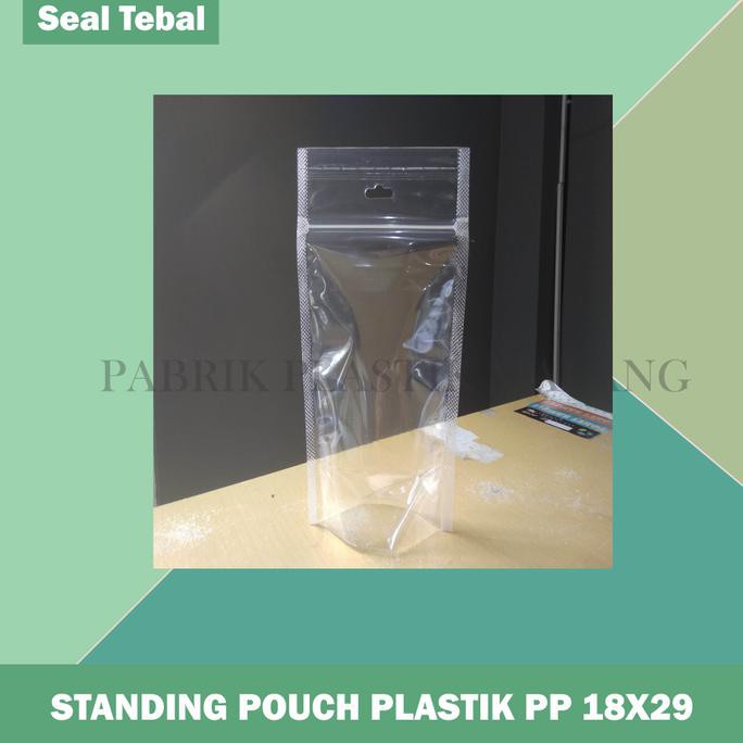 STANDING POUCH PLASTIK PP 18 X 29