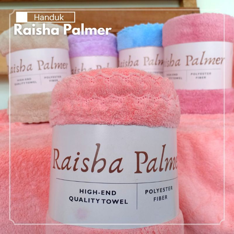 PROMO!!! HANDUK RAISHA PALMER /JOY NATURAL POLOS(Jenis handuk quick dry)_Bisa untuk Handuk Bayi