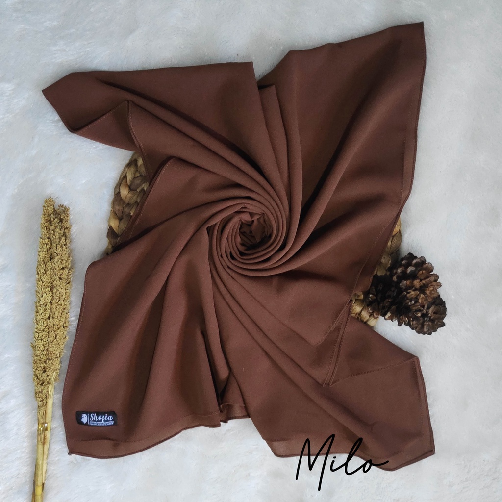 HIJAB PASHMINA DIAMOND ITALIANO 180x75 JAHIT TEPI, JILBAB PASHMINA, PASMINA DIAMOND-Milo