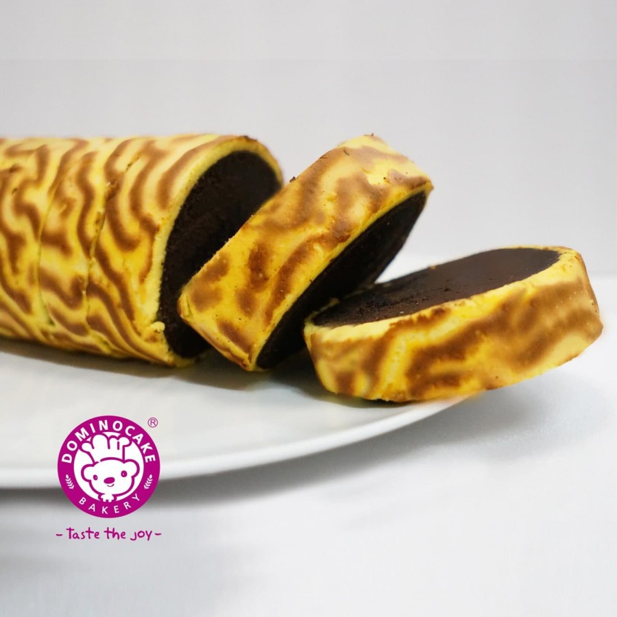 

Bolu gulung - Tiger Rollcake - Roll cake Premium - Dominocake Catering