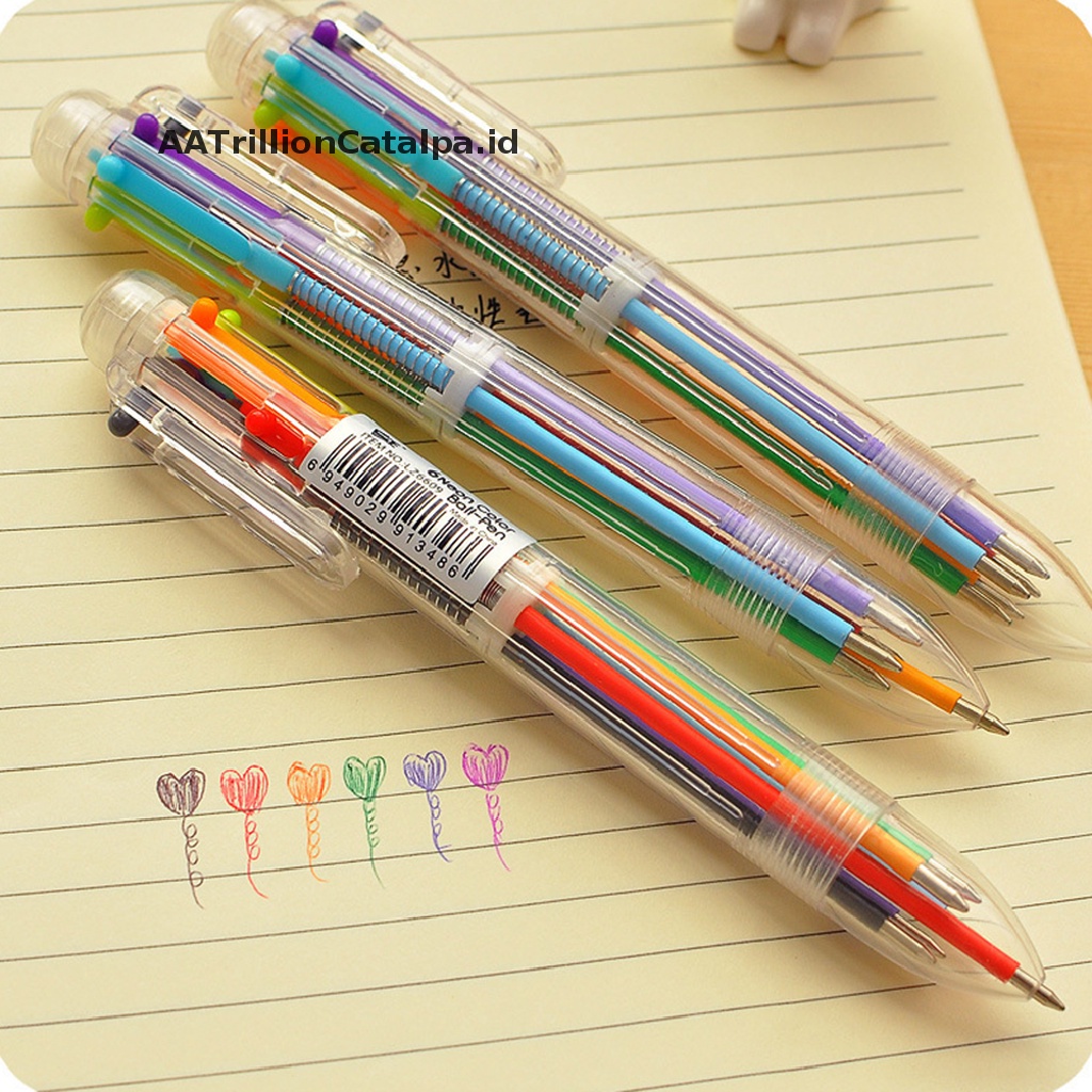 Aatrillioncatalpa Pulpen Multi Warna Untuk Stationery