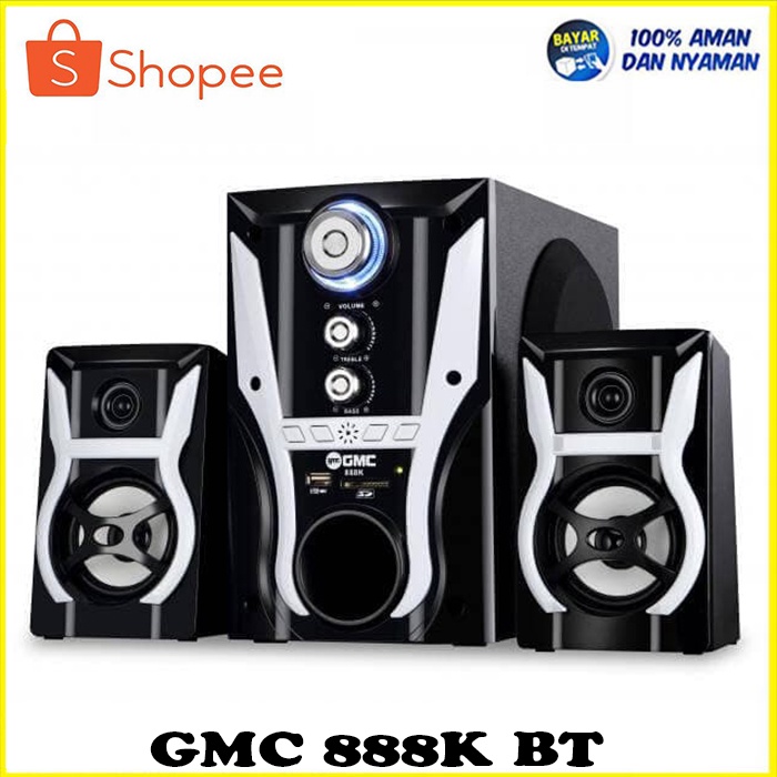 SPEAKER AKTIF BLUETOOTH GMC 888K BT MULTIMEDIA