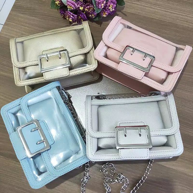 ready cod tas jelly tali rantai selempang murah handbag wanita import terbaru 2021 lagi laku