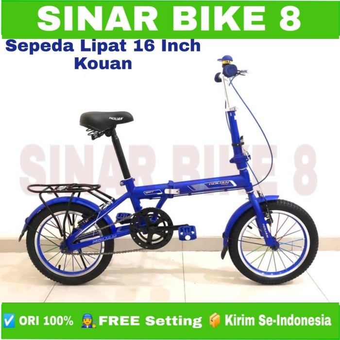 Sepeda Lipat KOUAN Boncengan Ukuran 16 Inch