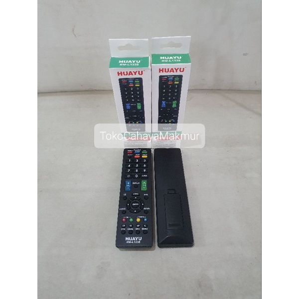 Remot Remote TV Sharp RM-L1238 LED/LCD Original Tanpa Program