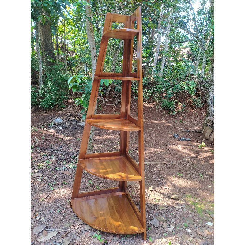 Rak bunga kayu. Rak bunga. Rak kayu jati. Rak bunga jati