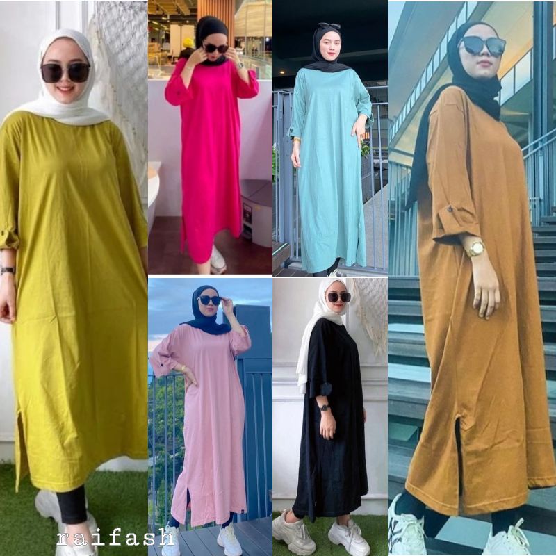 LONG TUNIK POLOS by DM3 CLOTH