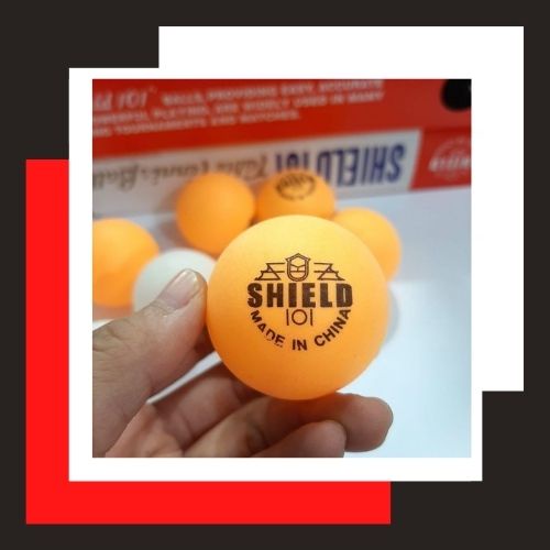 Bola Tenis Meja Shield Kuning / Bola Pingpong Shield Kuning / Perlengkapan alat Olahraga Modern Unik