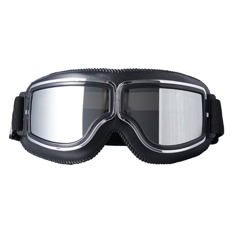 Zzz Kacamata Goggles Vintage Bahan Kulit Anti Gores / Debu Untuk Motor / ATV / Skuter Off Road