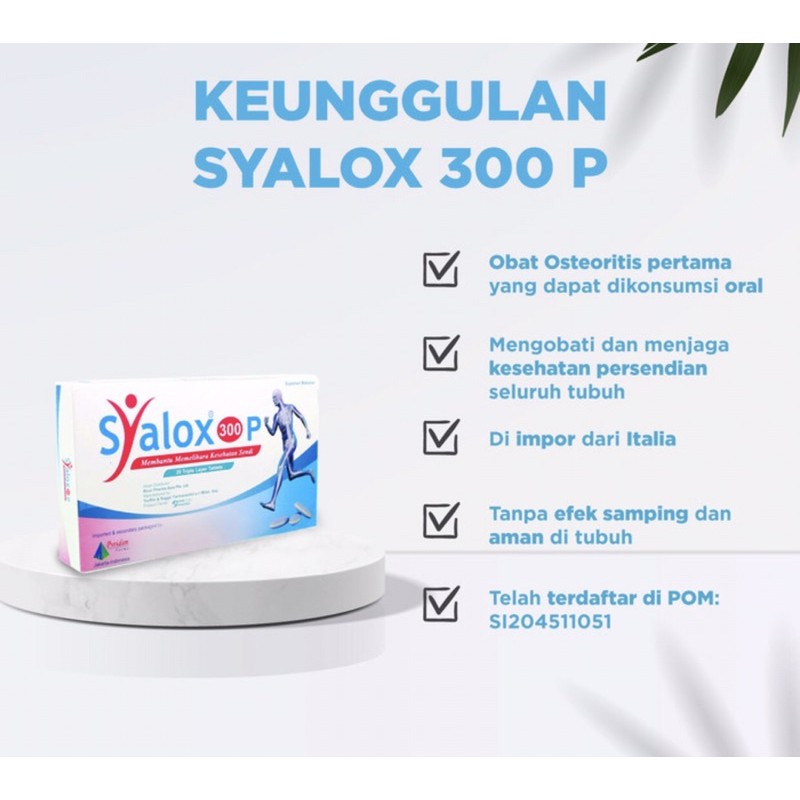 Syalox 300 P box 20 tablet ( memelihara kesehatan sendi )