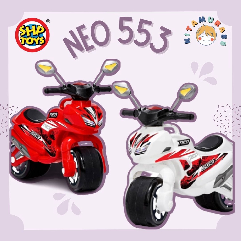 GOSEND/GRAB!! Mainan Anak Tunggang Motor Anak - SHP TOYS NEO 553