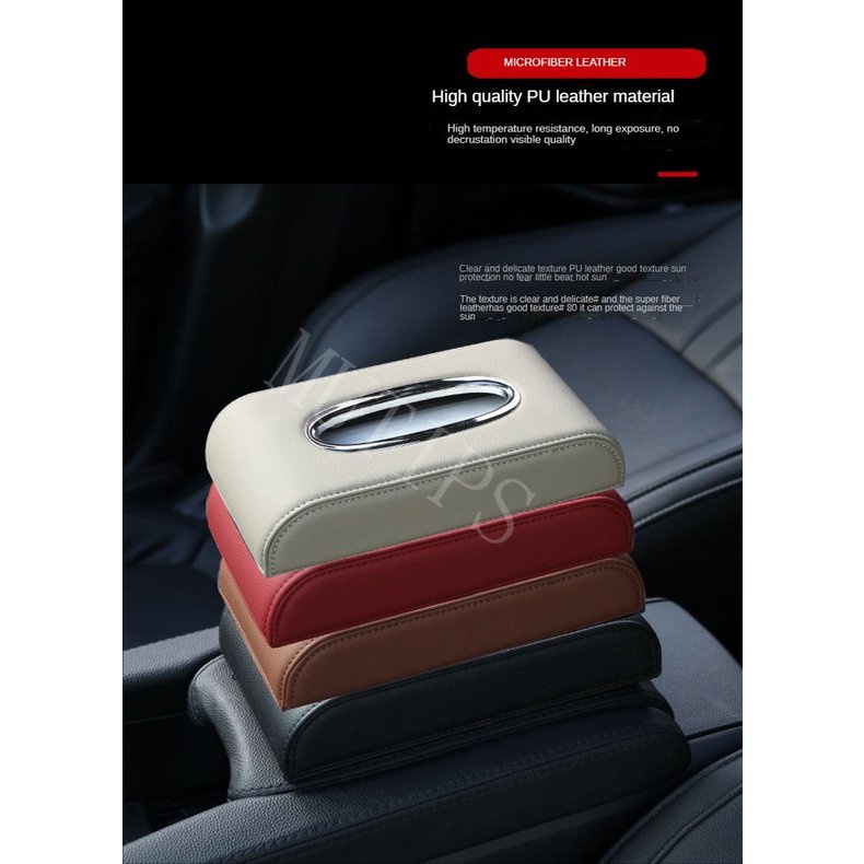 NISSAN Kotak Tisu Bahan Kulit Kualitas Tinggi Untuk Gtr Livina March Juke Skyline Terrano Serena Xtrail t31 t30