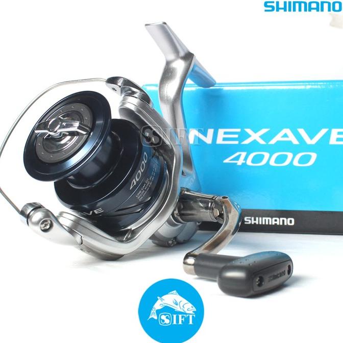 Reel Shimano Nexave 4000 5000 6000 8000 Hg/Fe | Pancing Spinning Laut