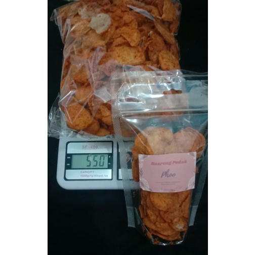 

Basreng pedas 500gr / bakso goreng pedas 500gr / baso goreng pedas 500gr