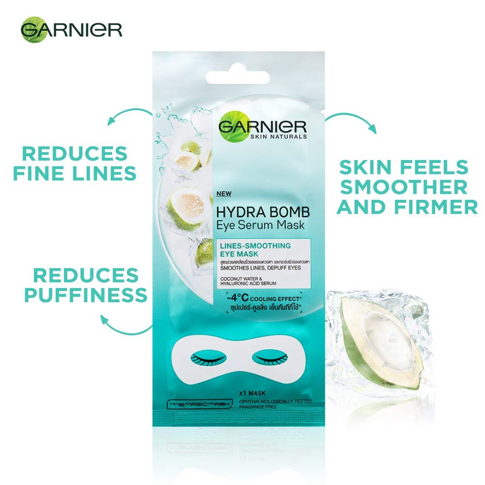 GARNIER Hydra Bomb Eye Mask Serum Skin Care (Brightening, Line-Smoothing)