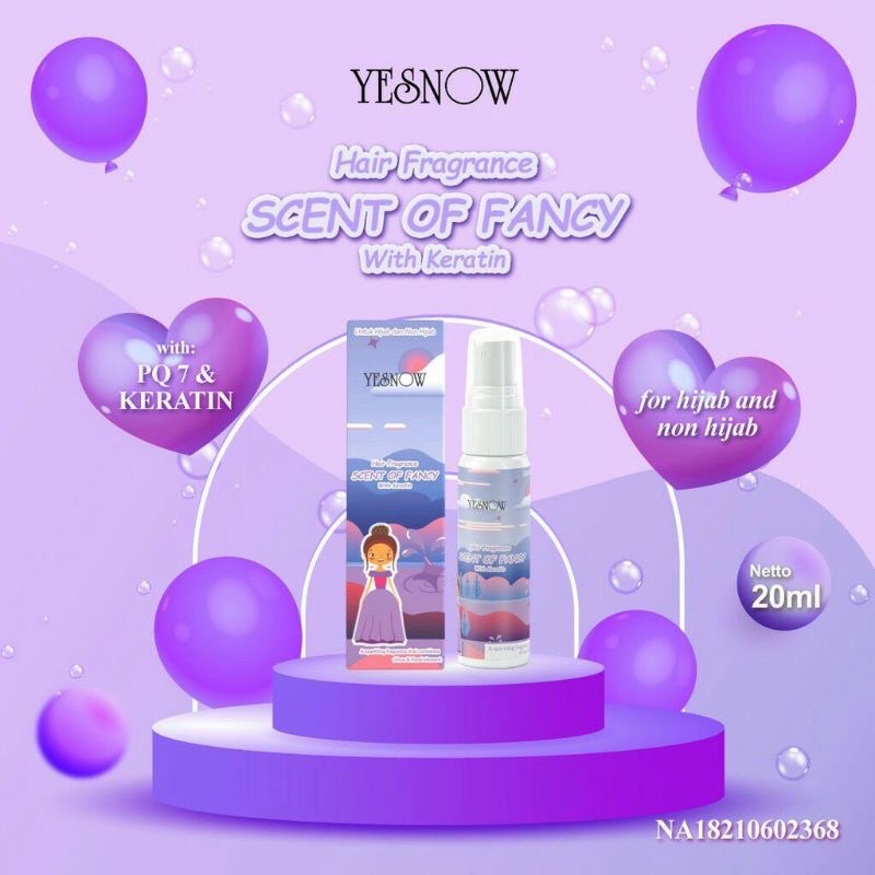 Yesnow Hair Fragrance/Parfum Rambut dan Hijab