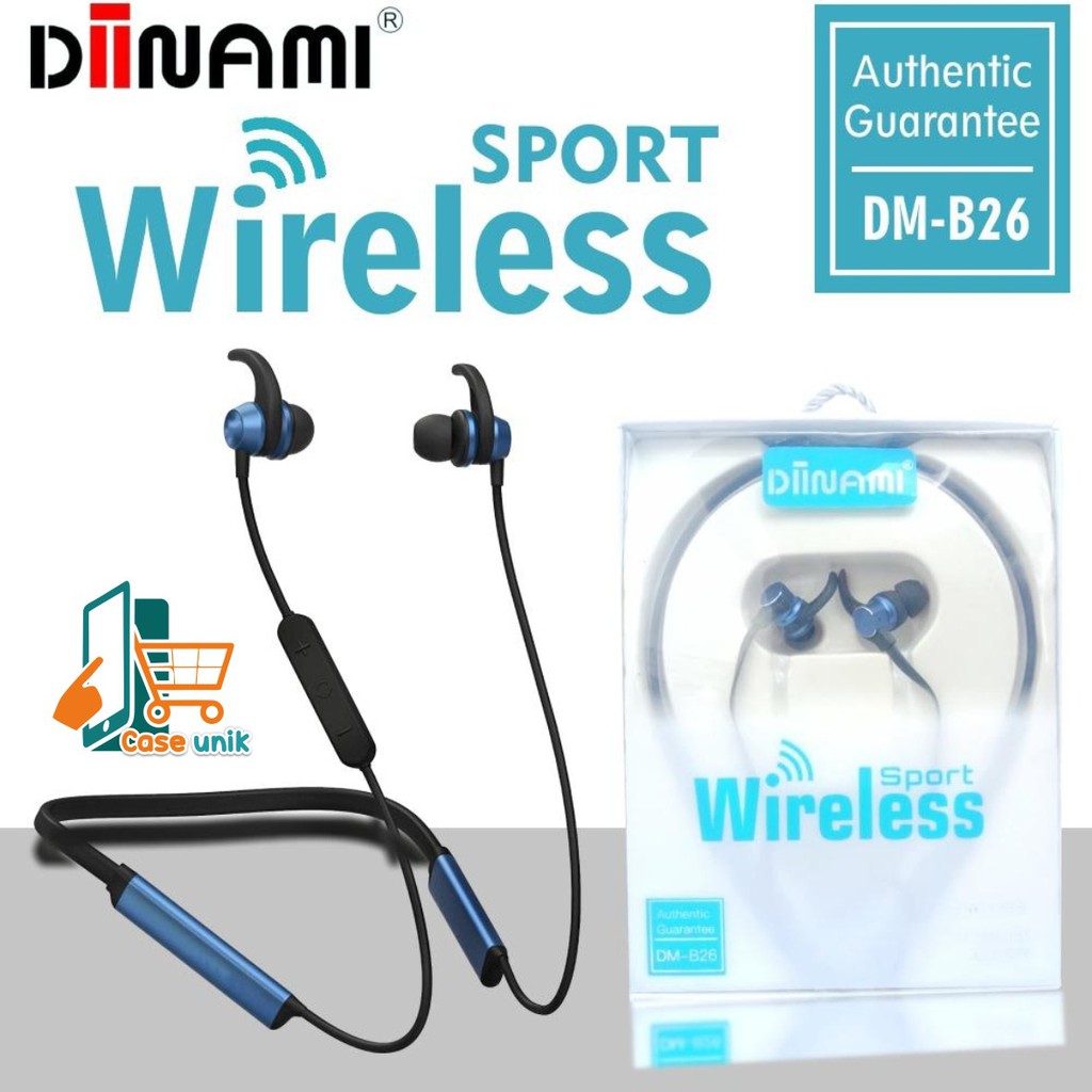 BM052 Headset headsfree Bluetooth ORIGINAL DIINAMI SPORT B26 SUPERBASS FOR ALL SMARTPHONE CS2607