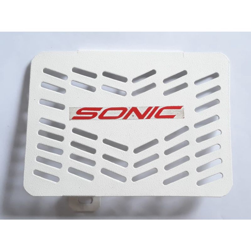 Cover Tutup Radiator Sonic Pelindung Radiator Sonic 150 bahan plat cat coating