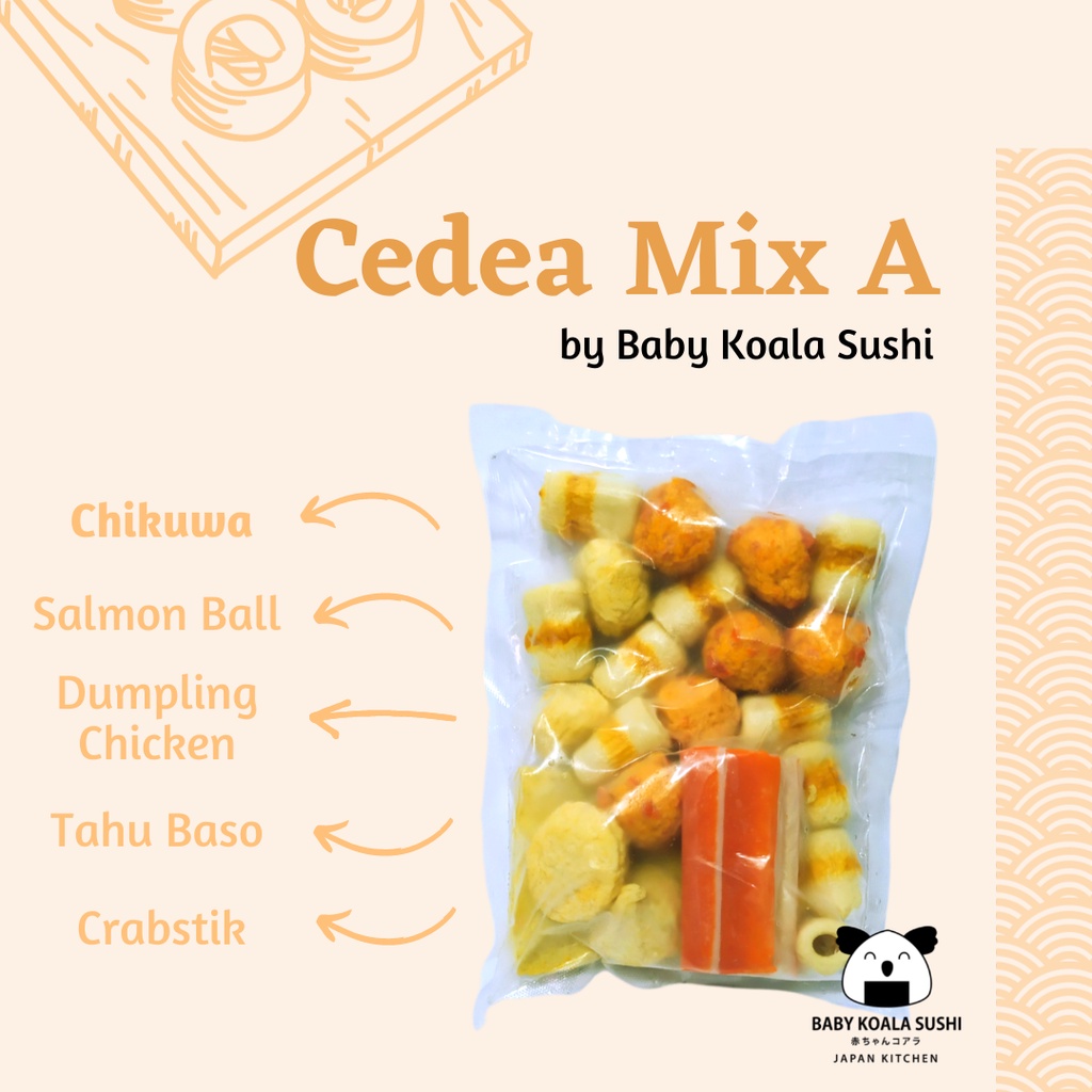 CEDEA Steamboat Mix 500g Halal | By  Baby Koala Sushi