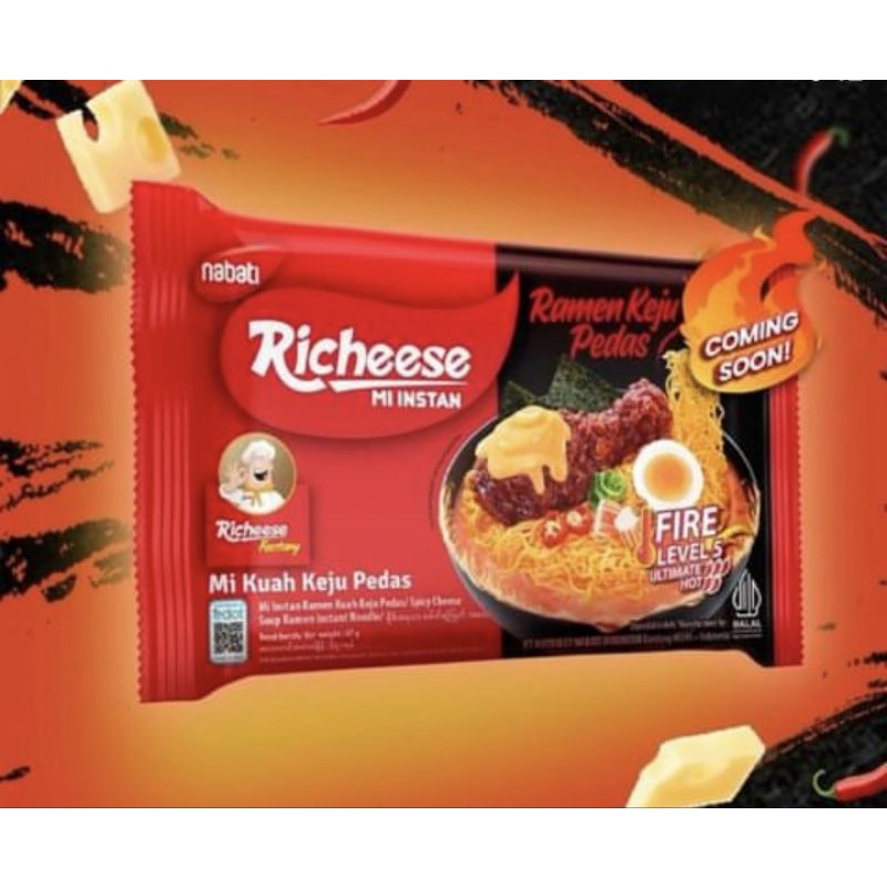 

Richeese Mie Instant Goreng Keju level 0 level 3 richeese mi instant 74gr mi keju ricis richeese kuah keju Mi instan Richeese Ramen Cheese mie kuah keju