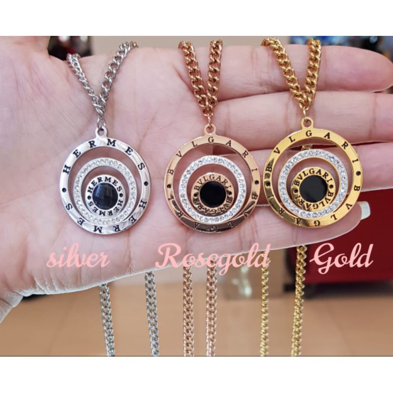 Kalung Panjang Titanium 60 cm