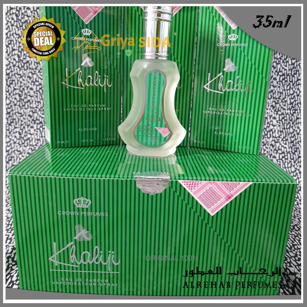 Parfum al rehab alrehab khaliji 35ml original minyak wangi alrehab spray PROMO!