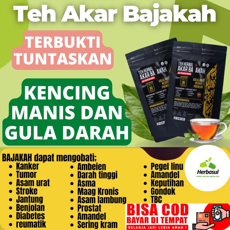 

Herbasul | Teh akar Bajakah Asli Kalimantan Obati Kencing manis dan Gula darah secara Alami | terbuat dari 100% Kayu Bajakah ASLI Kalimantan