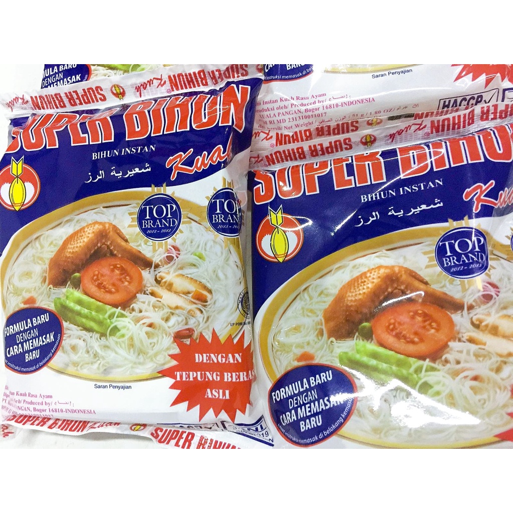 SUPER BIHUN Kuah Instant dengan Tepung Beras Asli