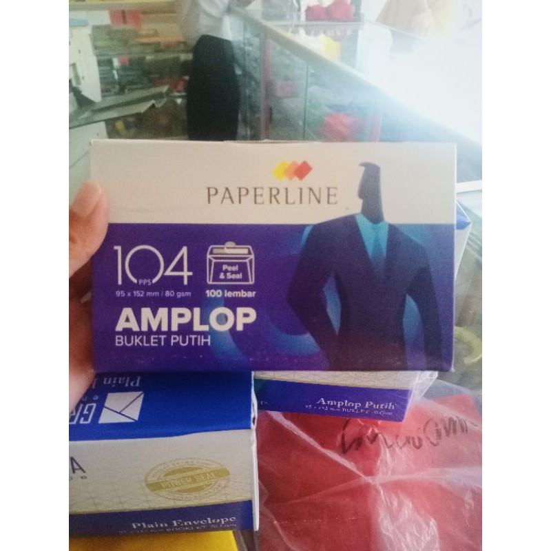 

100 pcs Amplop Paperline Ukuran 95 x 152 mm 80 gr