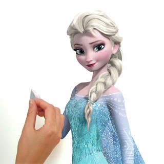Disney Frozen Elsa  with Glitter Stiker  Dinding  Raksasa 