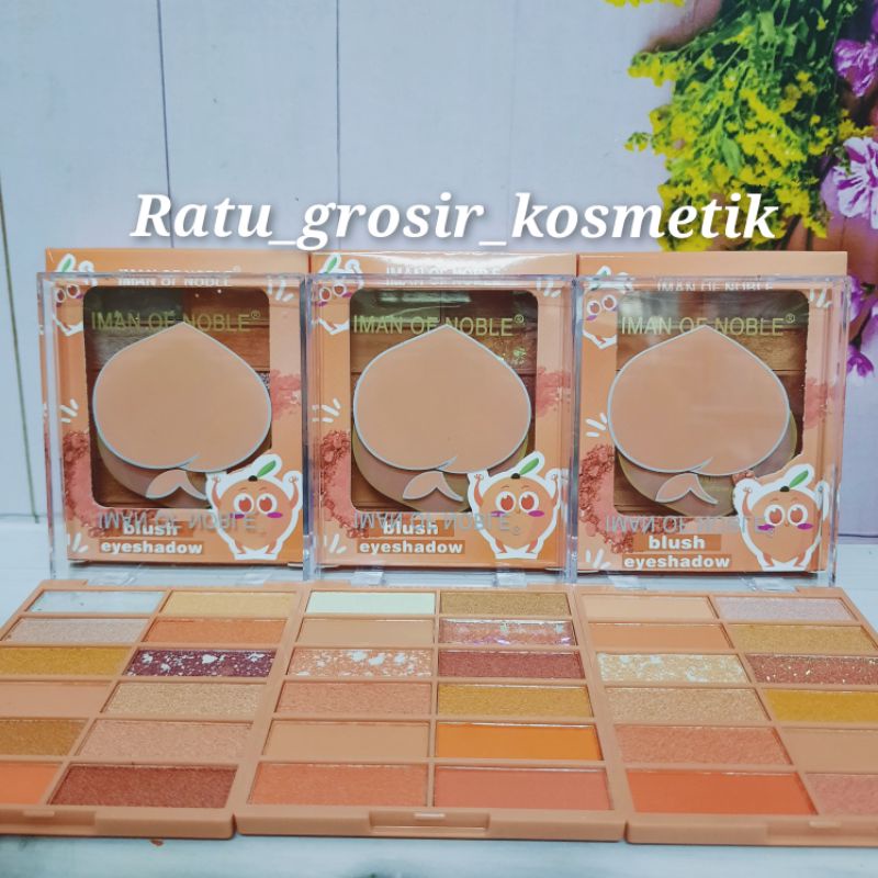 PROMO ECER!!EYESHADOW PALETTE JUST PEACHY NO.6661-12/LUCKY CHARM NO.989