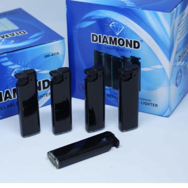 ★ Korek Gas Bara Polos Hitam 50pcs ➨