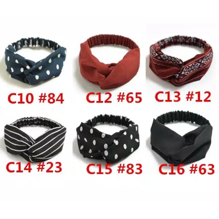 ( GS ) BANDANA DAILY STYLE KOREA FASHION HIASAN KEPALA WANITA