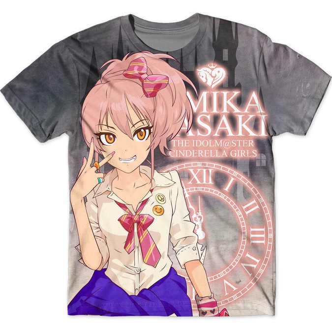 Jougasaki Mika – The iDOLM@STER Cinderella Girls Anime T-Shirt/Kaos Anime