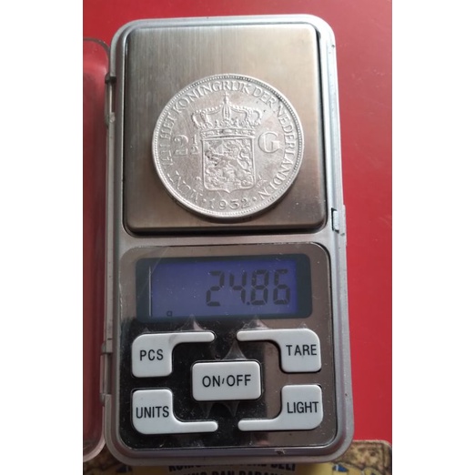 Koin 2 1/2 G wilhelmina tahun 1932