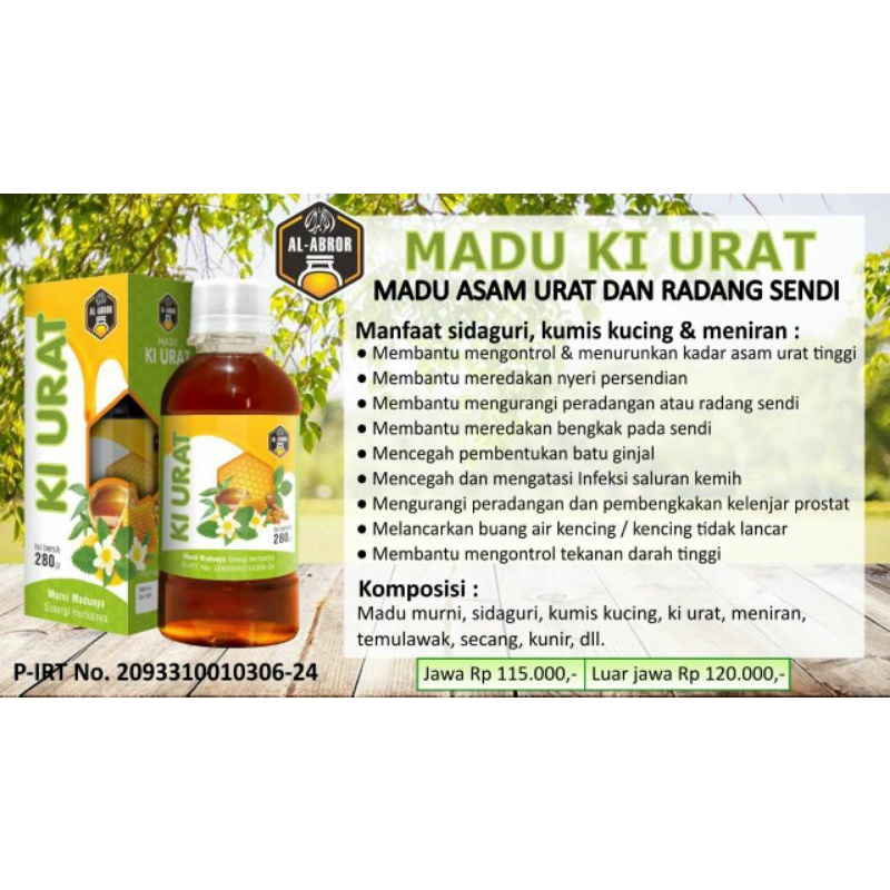 Madu ki Urat madu herbal asam urat