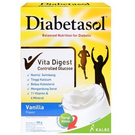 

[PRODUK TMQ9C] Diabetasol Vita Digest Coklat / Vanila / Cappucino 180 gr ZYH