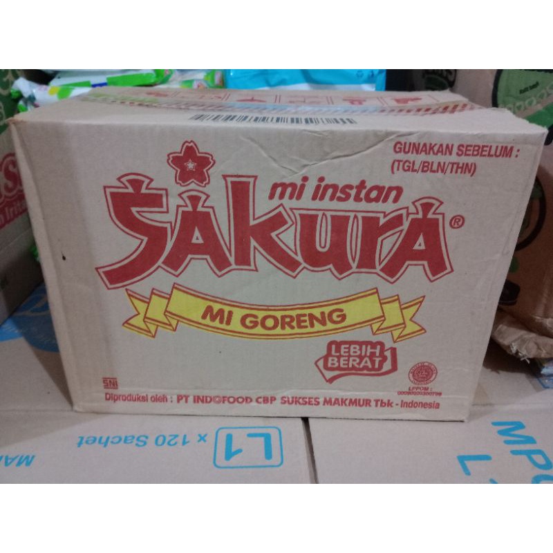 

Satu 1 Dus mi instan SAKURA Goreng isi 40