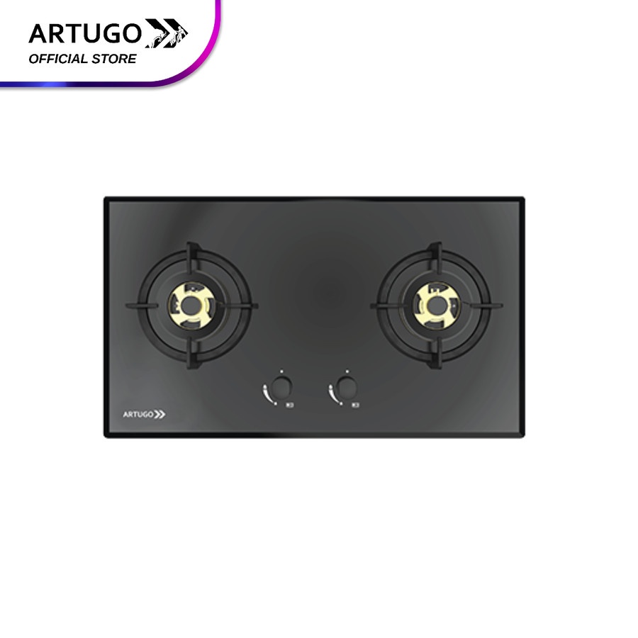 Artugo Built In Glass Gas Hob/Kompor Tanam Gas AH 273 FB Panjang 78 cm