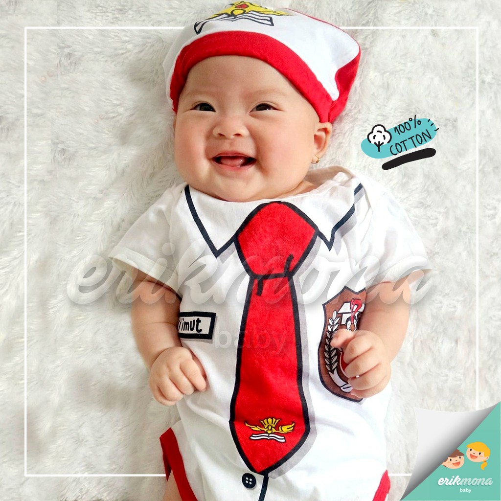 Jual baju bayi jumper bayi karakter lucu sekolah SD Indonesia|Shopee