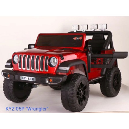 Mobil Aki Mainan Anak Remote Control Jeep Wrangler Yukita 005 Non Paint Rubicon 12V7AH Garansi SNI-1