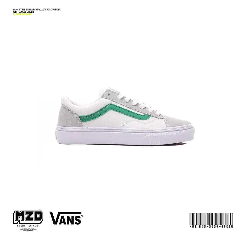 Vans Style 36 Marshmallow Jolly Green