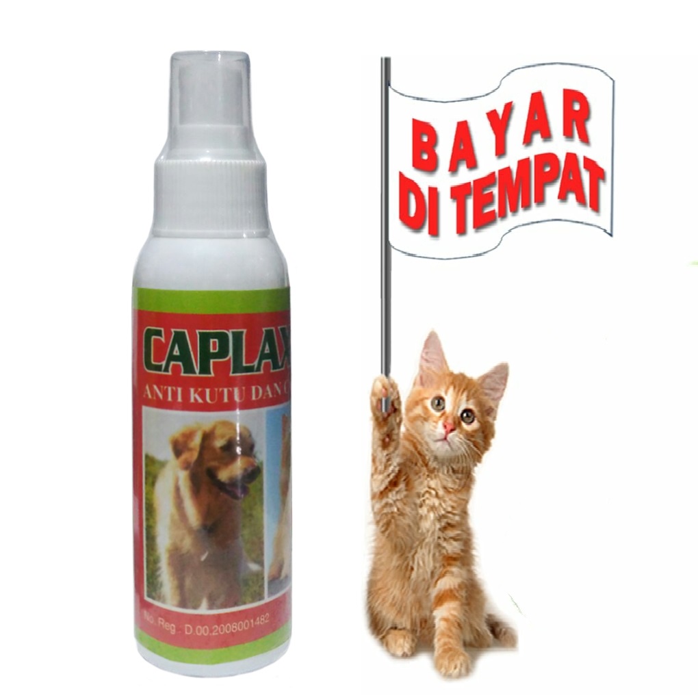 OBAT KUTU KUCING ANJING SEMPROT CAPLAK TUNGAU AMPUH CAPLAX SPRAY