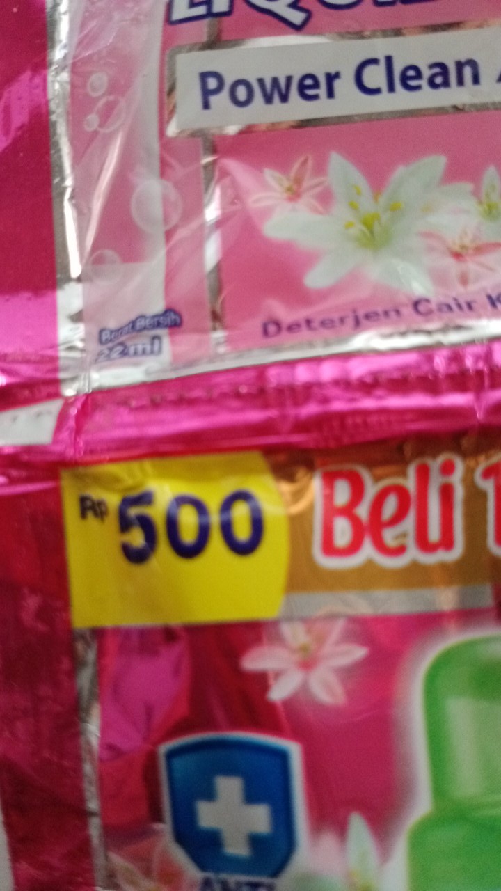 Soklin Liquid Deterjen Cair Sachet 22ml